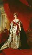 Franz Xaver Winterhalter Portrait of Victoria of the United Kingdom oil on canvas